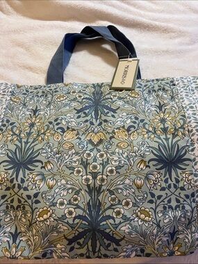 Morris & Co. Blue Floral Tote Bag